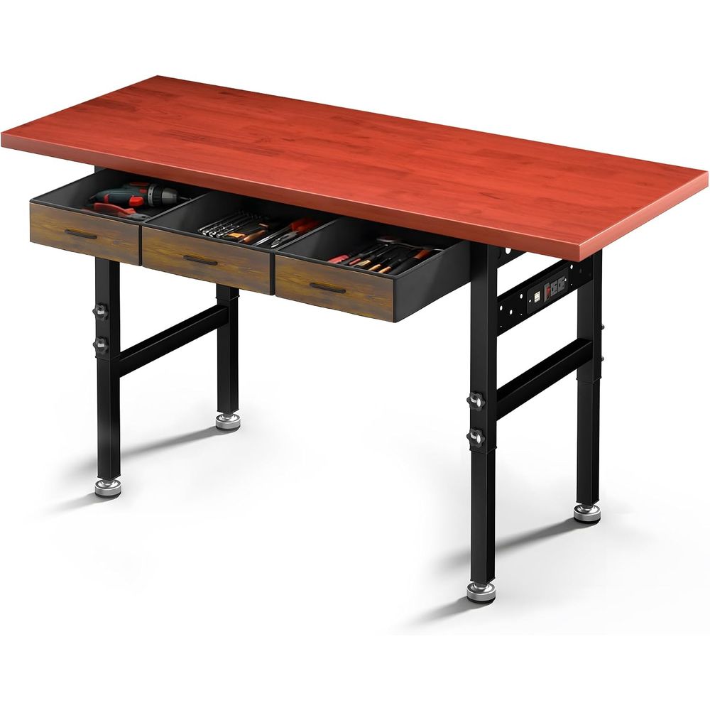 Workbench Woodworking - Biurko warsztatowe z regulowaną wysokością 60