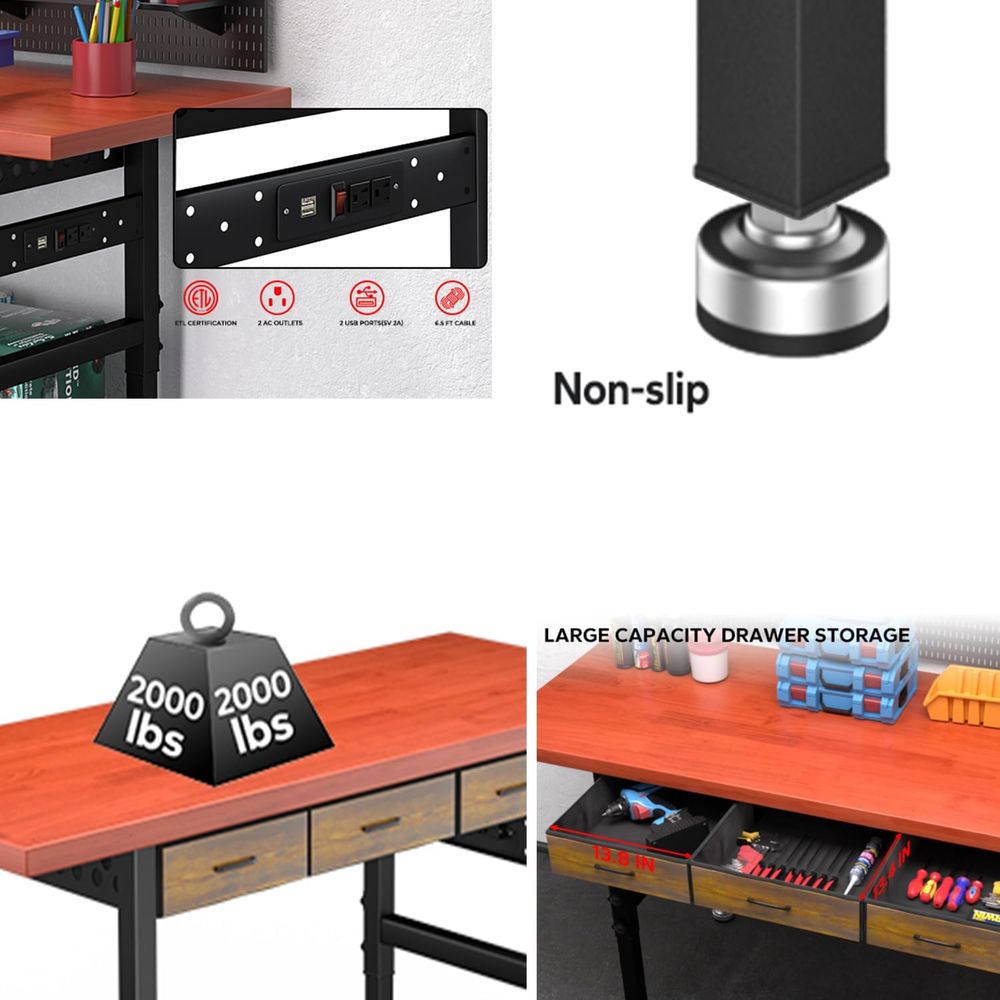 Biurko warsztatowe z regulowan – Workbench Woodworking recenzja i cena