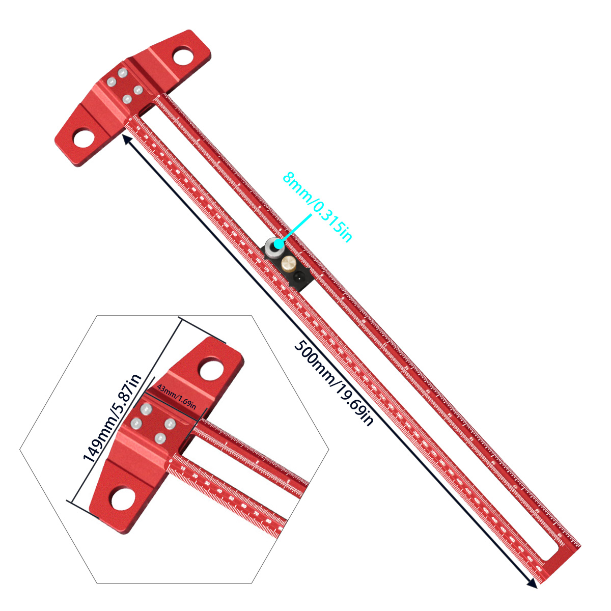 Kątownik stolarski z prowadnic – Woodworking Marking Knife recenzja i cena