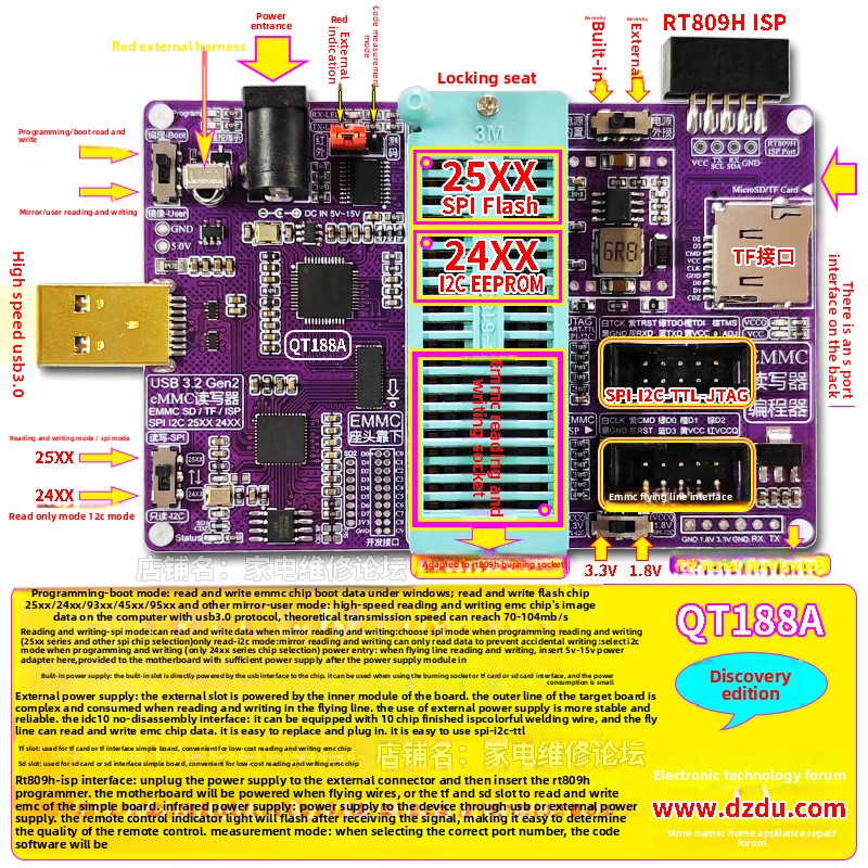 Programator QT188A Narzędzie d – Woodworking Images Free recenzja i cena