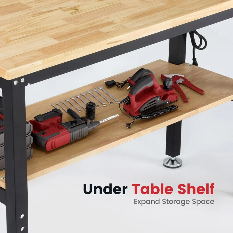 Stół roboczy do garażu z regul – Workbench Woodworking recenzja i cena