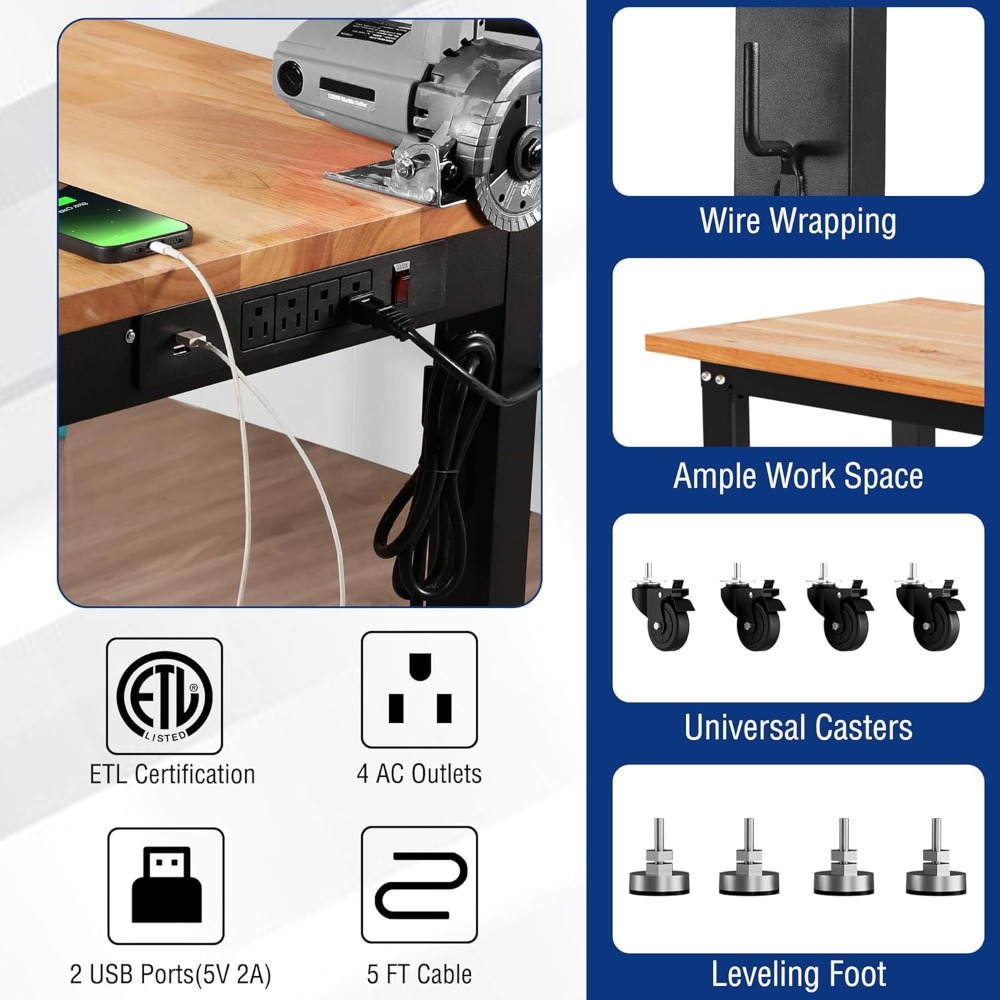 Stół warsztatowy do garażu, re – Workbench Woodworking recenzja i cena