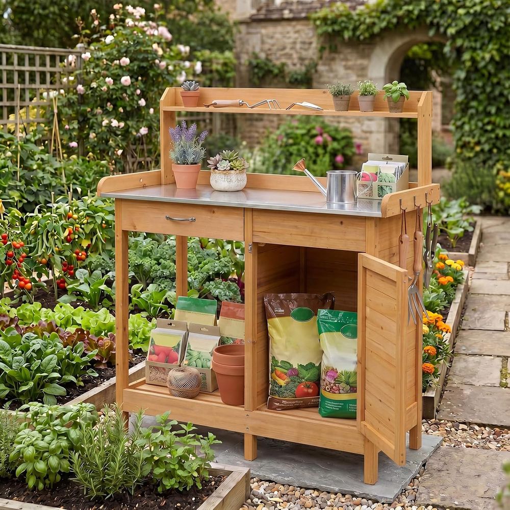 Drewniany stół ogrodowy do pra – Workbench Woodworking recenzja i cena