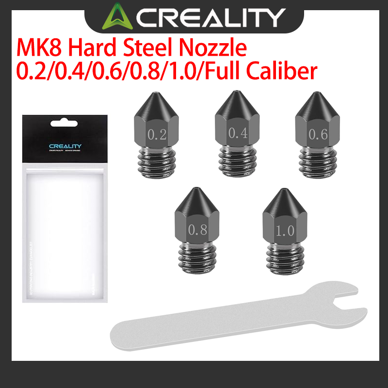 Oficjalne dysze Creality MK8 z – Creality Printer K1 recenzja i cena